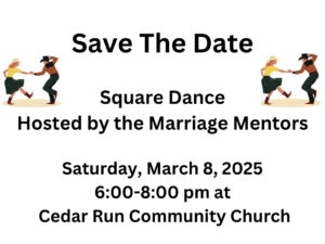 Marriage mentors Square dance @ Cedar Run Community Church